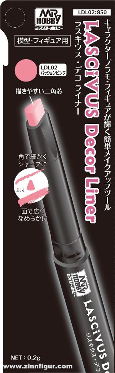 Gunze Sangyo - Mr. Hobby Lascivus Decor Liner Passion Pink
