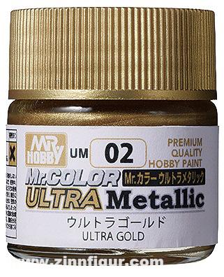 Gunze Sangyo - Mr. Hobby Mr. Color Ultra Metallic Colors II - Ultra Gold
