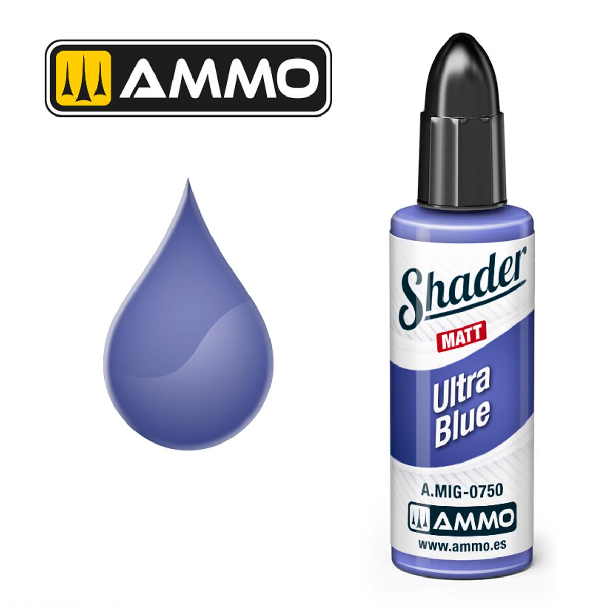 AMMO by Mig Jimenez Matt Shader: Ultra Blau