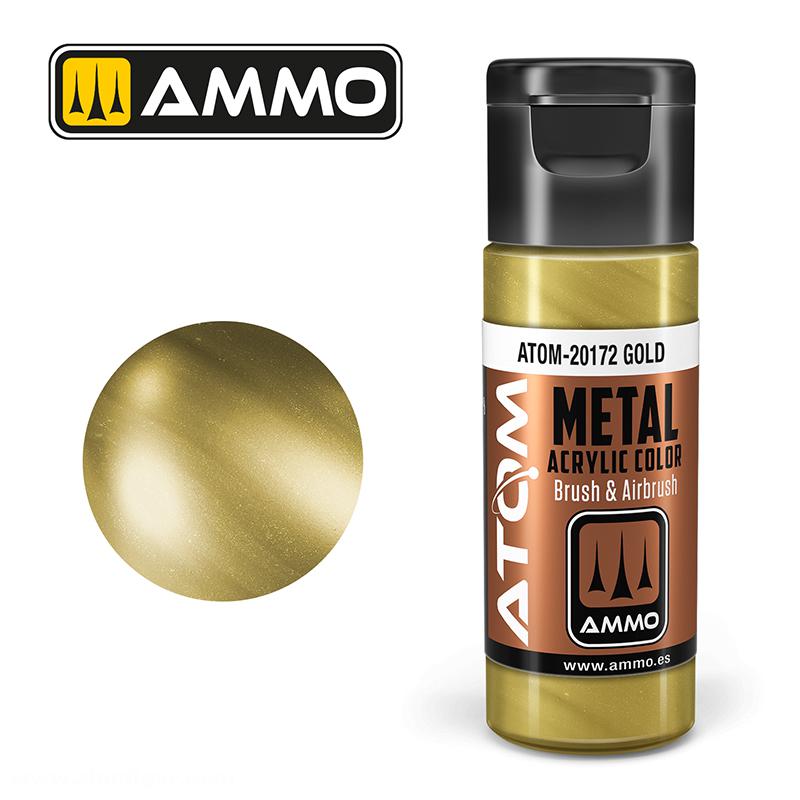 AMMO by Mig Jimenez ATOM METALLIC Gold