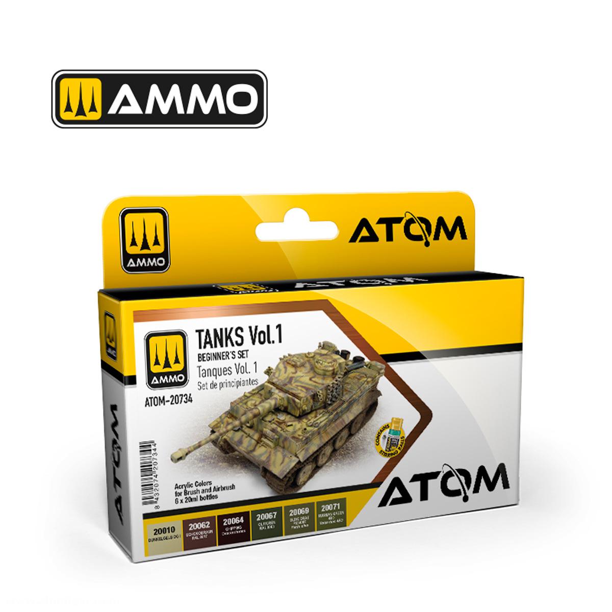 AMMO by Mig Jimenez ATOM Beginner Set: Panzer Vol.1