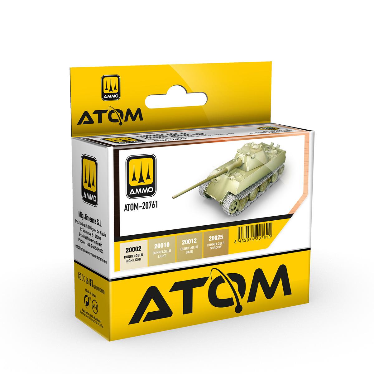 AMMO by Mig Jimenez ATOM Set: Dunkelgelb Modulation Set