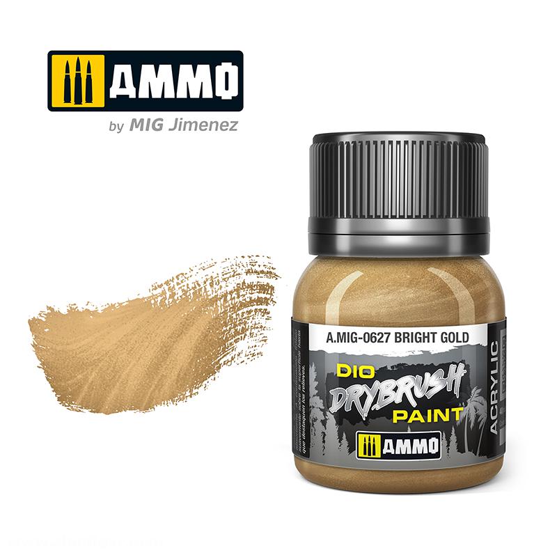 AMMO by Mig Jimenez Drybrush: Leuchtendes Gold