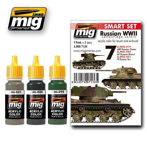 AMMO by Mig Jimenez Russische Farben 2. Weltkrieg - Smart Set