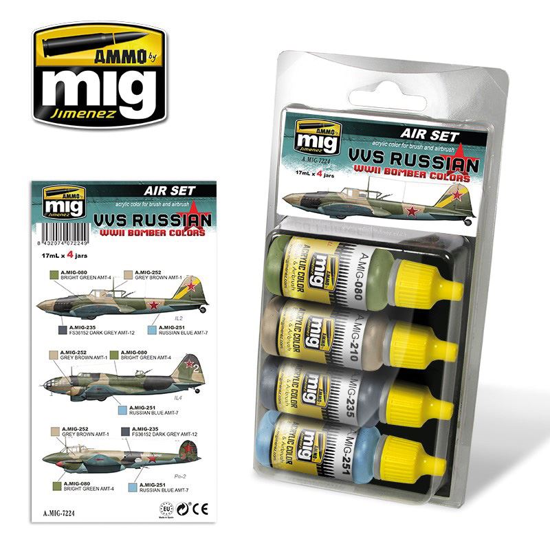 AMMO by Mig Jimenez Russische VVS Bomber-Set , 2.WK