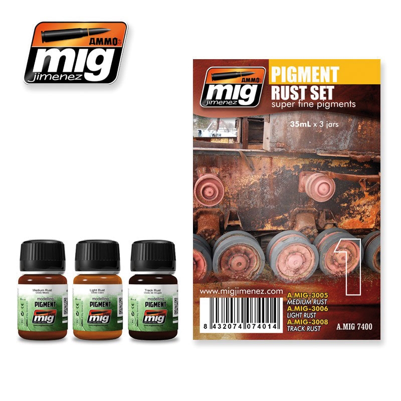 AMMO by Mig Jimenez Pigment-Set Rost