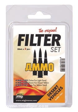 AMMO by Mig Jimenez Filter Set für Wüstenfahrzeuge
