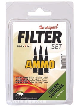 AMMO by Mig Jimenez Filter Set für grüne Fahrzeuge