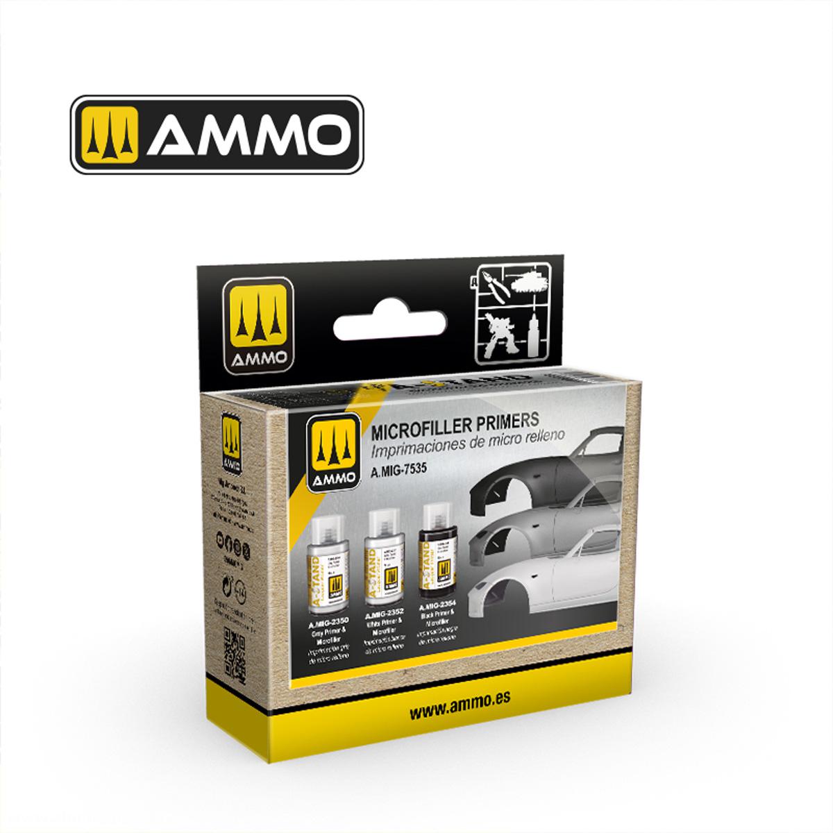 AMMO by Mig Jimenez A-Stand Microfiler Primers Set