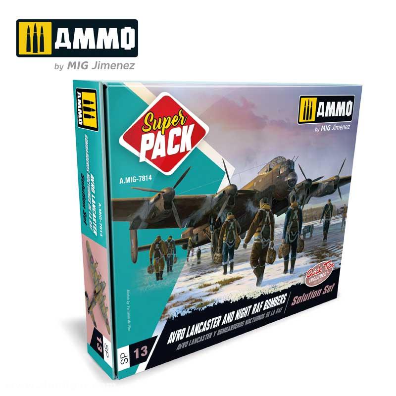 AMMO by Mig Jimenez Super Pack AVRO Lancaster and Night RAF Bombers Solution Set
