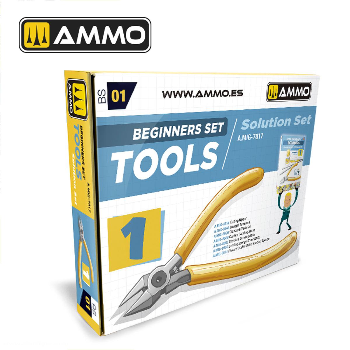 AMMO by Mig Jimenez SUPERPACK - Beginners Set: Werkzeuge