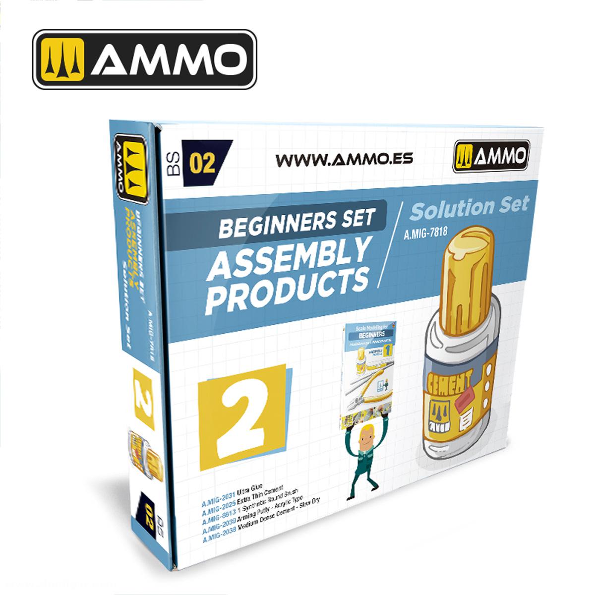 AMMO by Mig Jimenez SUPERPACK Beginners Set: Montage Produkte