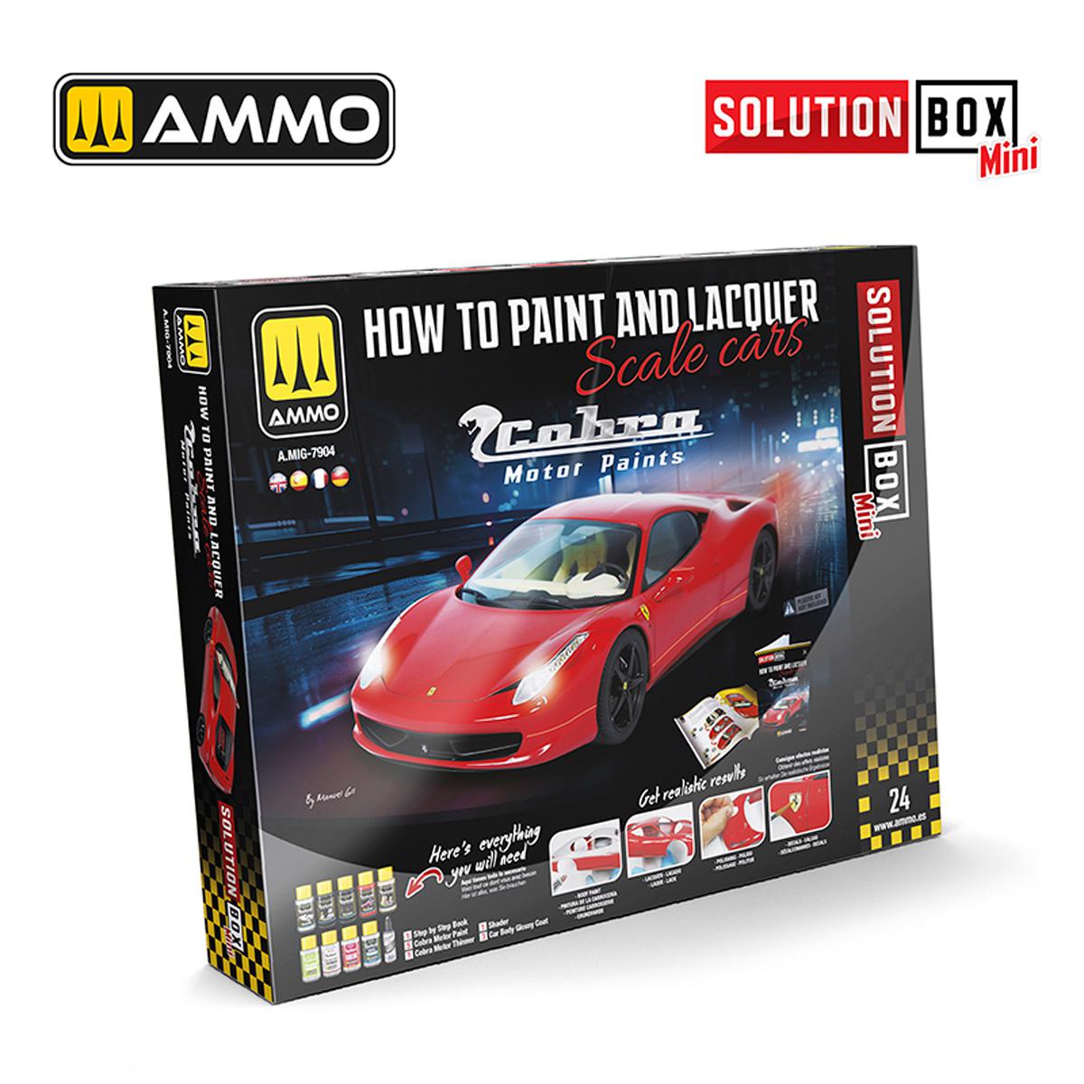 AMMO by Mig Jimenez Solution Box Mini - wie man ein Modellauto bemalt und lackiert