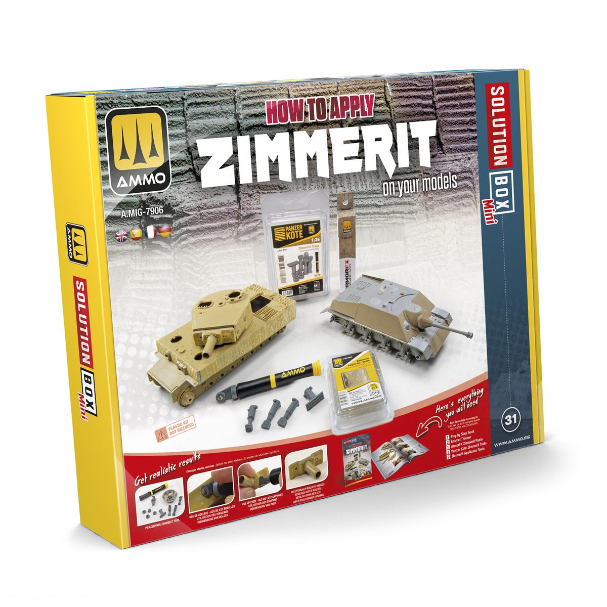 AMMO by Mig Jimenez Sol. Box Mini: No.31 How to Aplly Zimmerit in scale