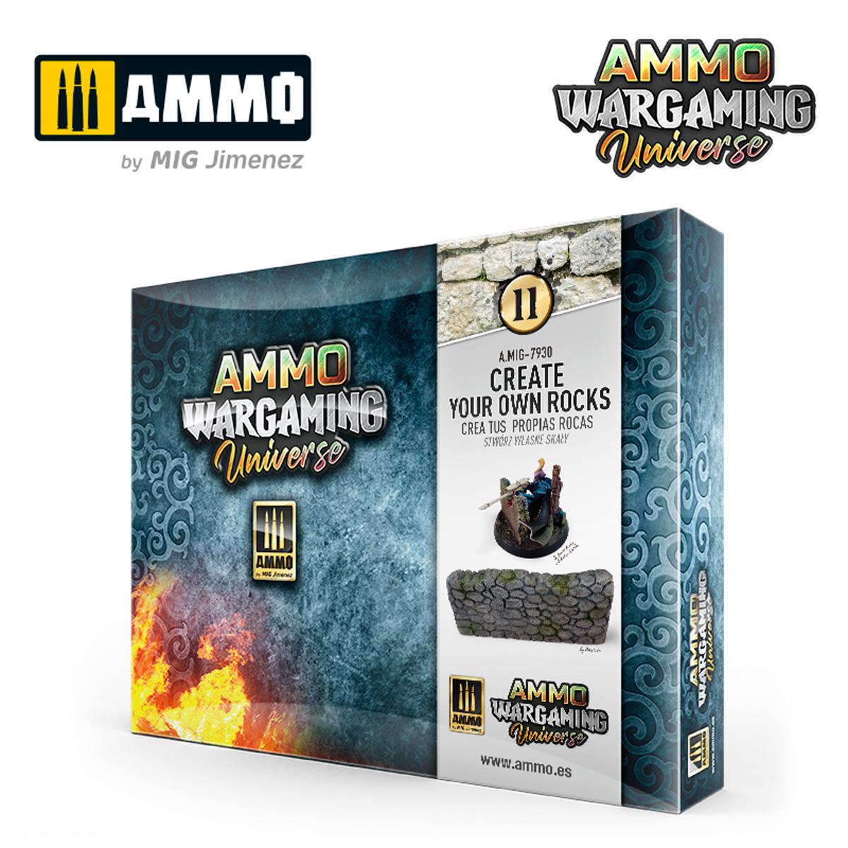 AMMO by Mig Jimenez Ammo Wargaming Universe 11 - Kreieren Sie Ihre eingenen Felsen