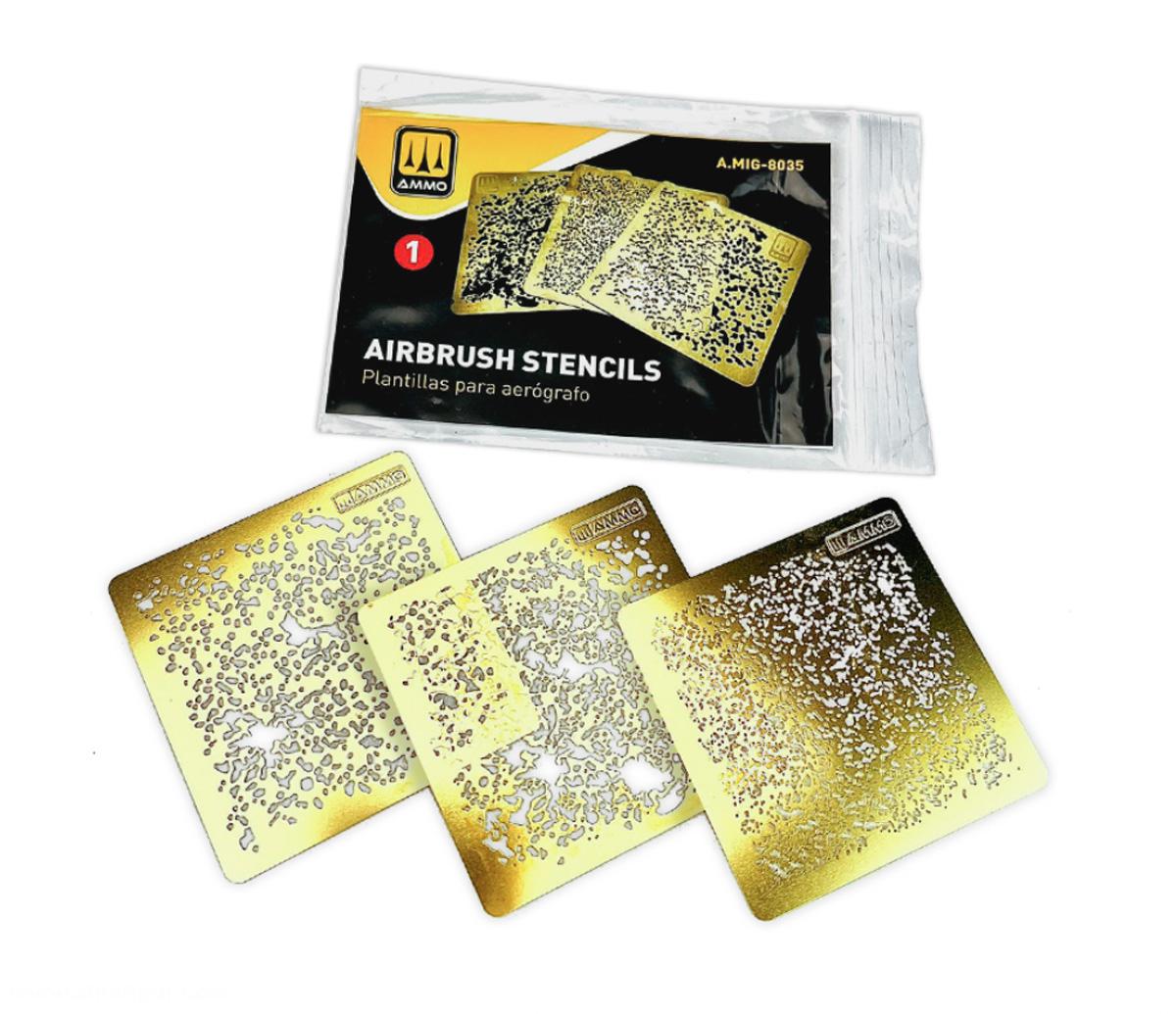 AMMO by Mig Jimenez Fotoätzschablonen für Airbrush, Teil 1