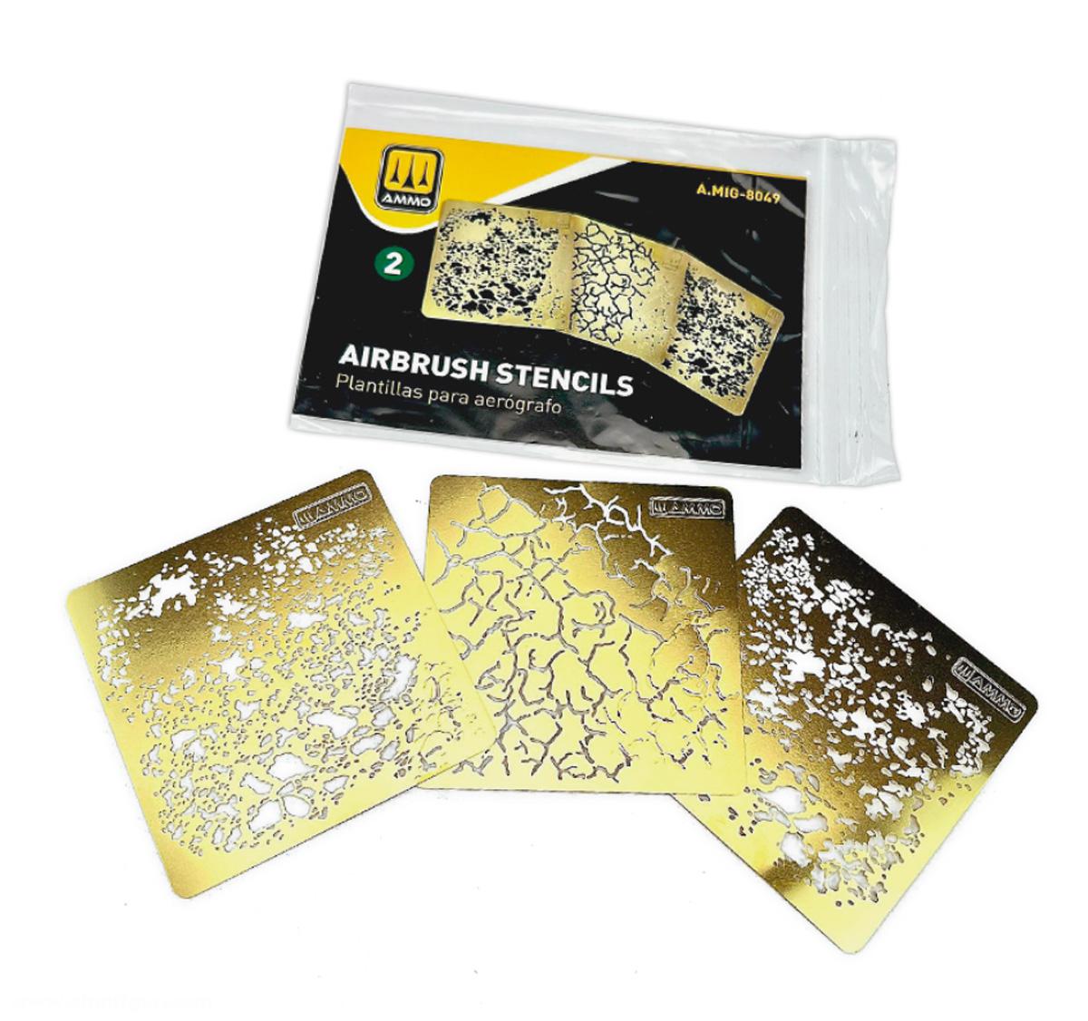 AMMO by Mig Jimenez Fotoätzschablonen für Airbrush, Teil 2