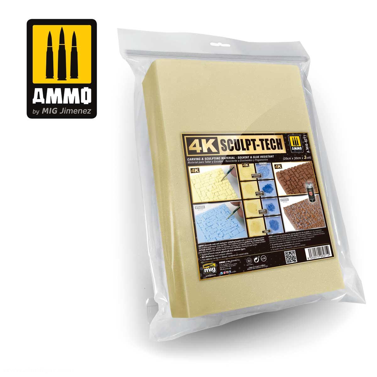 AMMO by Mig Jimenez 4K Sculp Tech - Mittlere Dichte