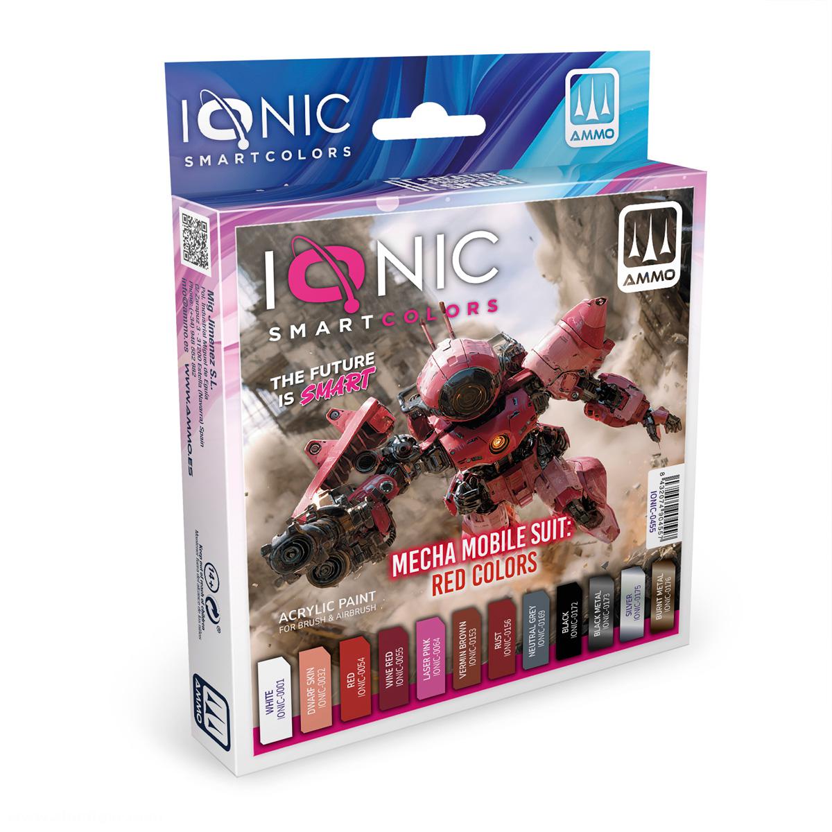 AMMO by Mig Jimenez IONIC SET: Mecha Mobile Suit: Red Colors