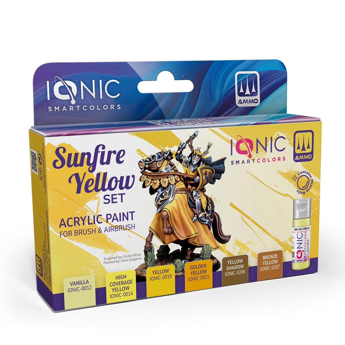 AMMO by Mig Jimenez IONIC Set: Sunfire Yellow