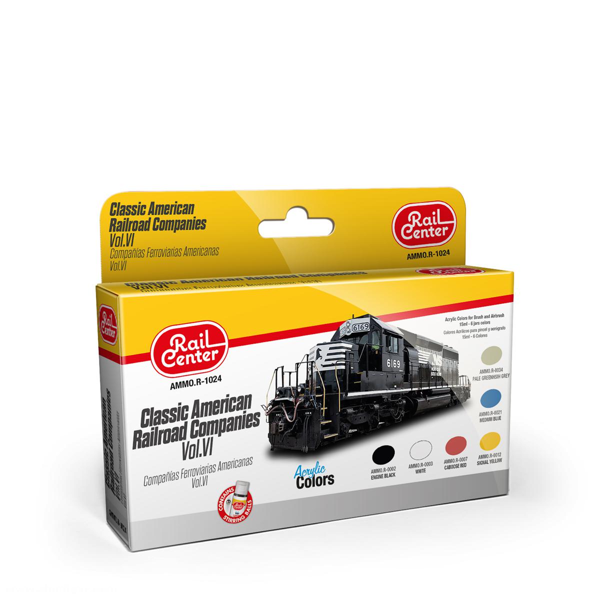 AMMO by Mig Jimenez Rail Center: Klassische amerikanische Eisenbahngesellschaften Vol. VI