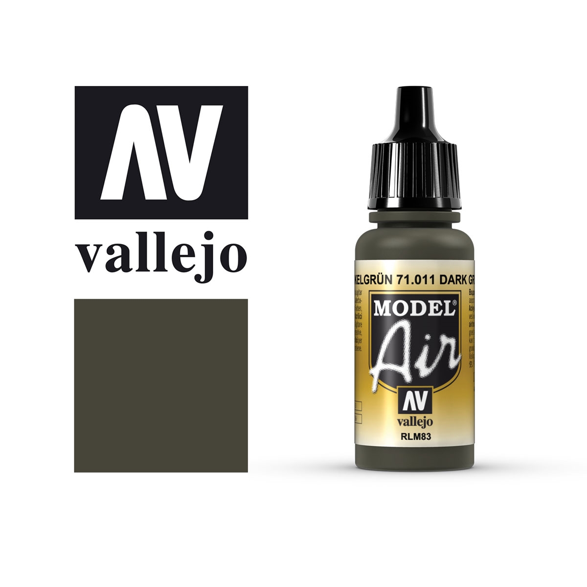 Acrylicos Vallejo Dunkelgrün RLM83 (Airbrush)