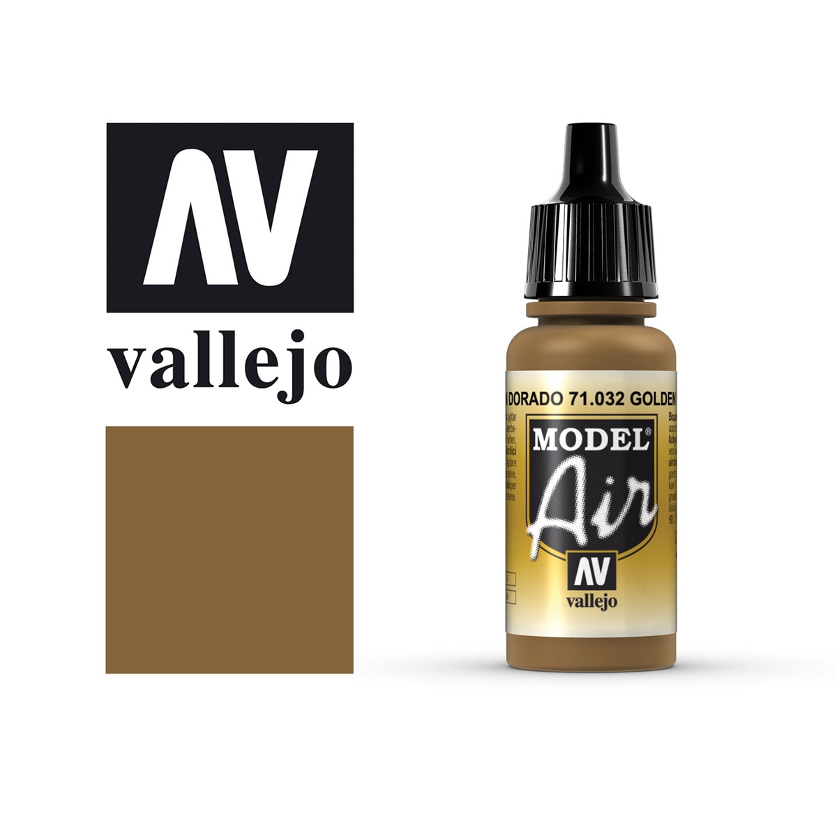 Acrylicos Vallejo Goldbraun (Airbrush)