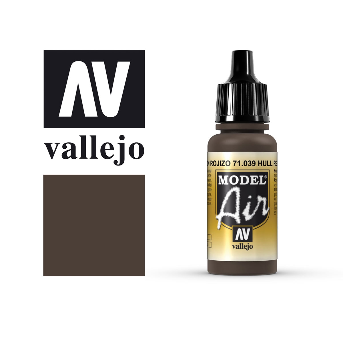 Acrylicos Vallejo Schiffsrumpf-Rot (Airbrush)