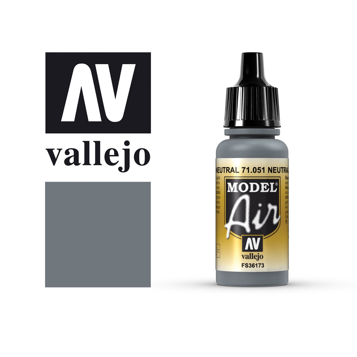 Acrylicos Vallejo Neutral-Grau (Airbrush)