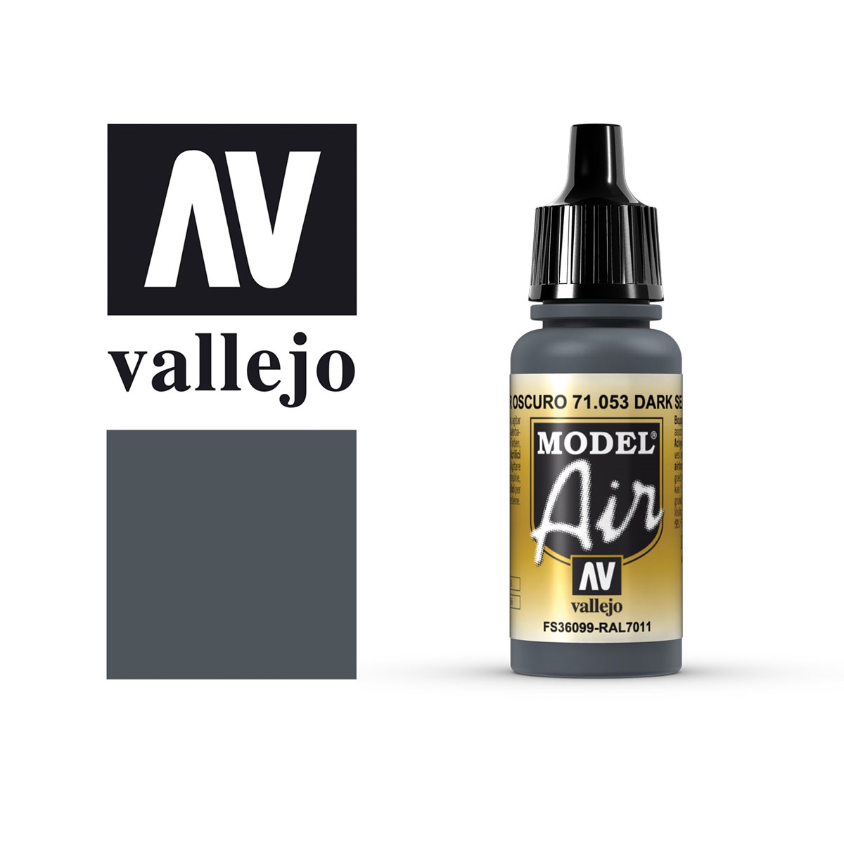 Acrylicos Vallejo Dunkles Seegrau (Airbrush)