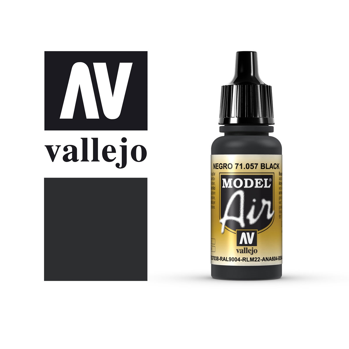 Acrylicos Vallejo Schwarz (Airbrush)