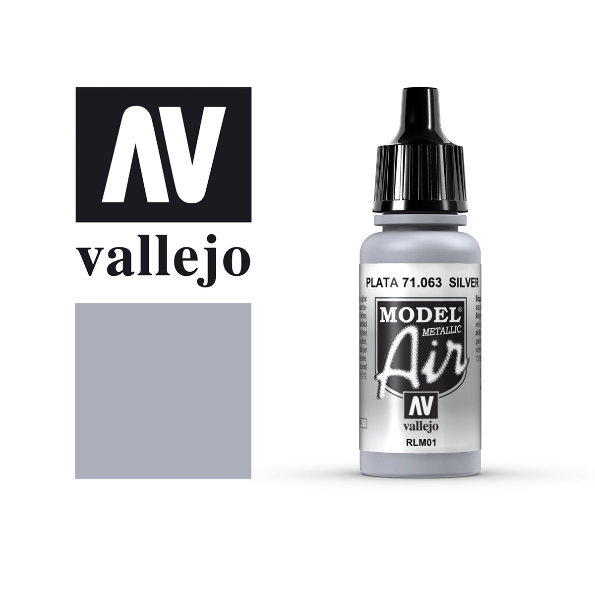 Acrylicos Vallejo Silber-Metall (airbrush)