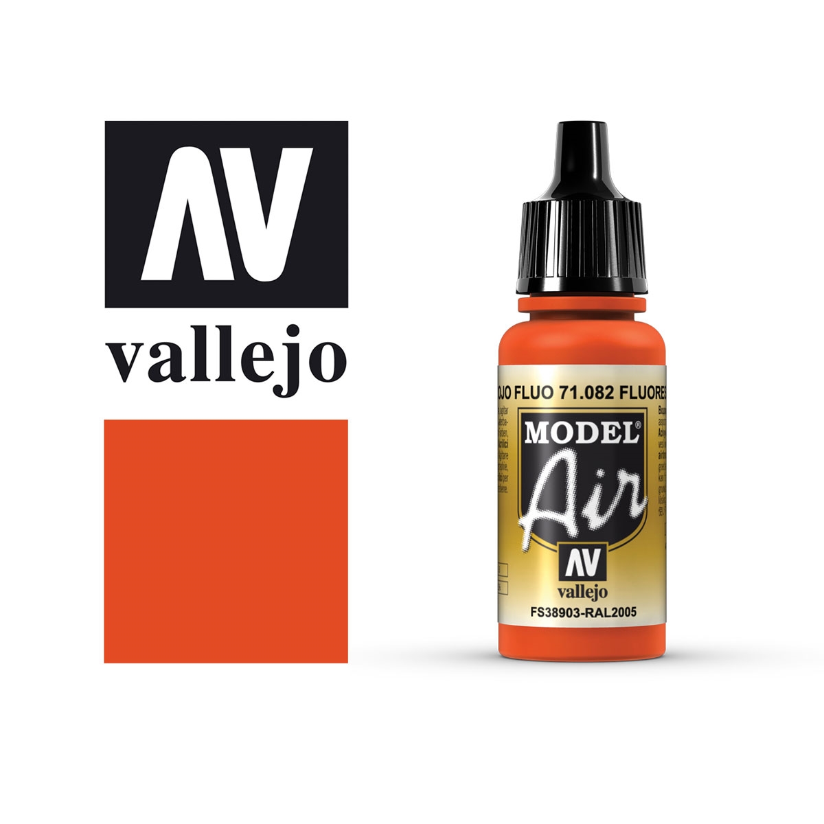 Acrylicos Vallejo Leuchtrot (Airbrush)