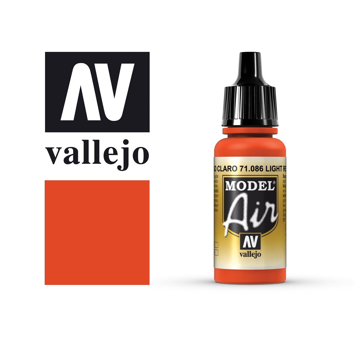 Acrylicos Vallejo Lichtrot (Airbrush)