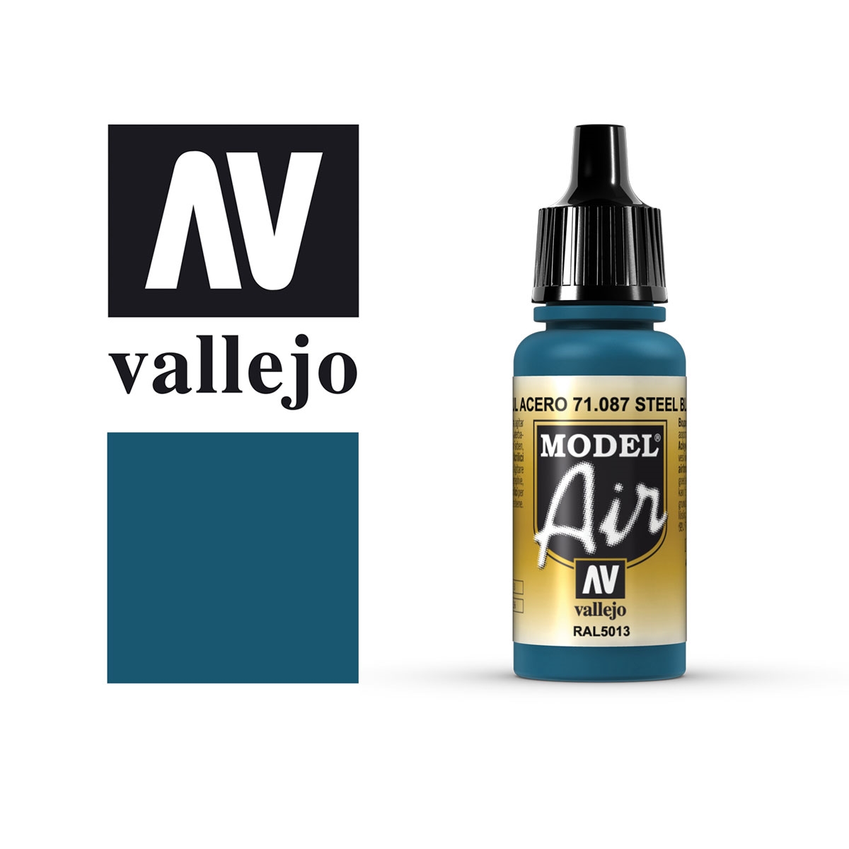 Acrylicos Vallejo Stahlblau (Airbrush)