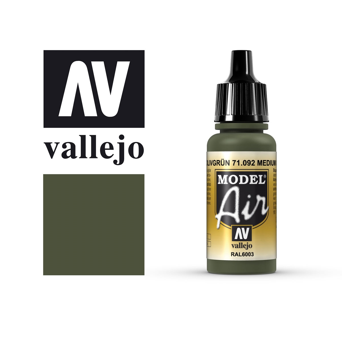 Acrylicos Vallejo Mittelgrün (Airbrush)