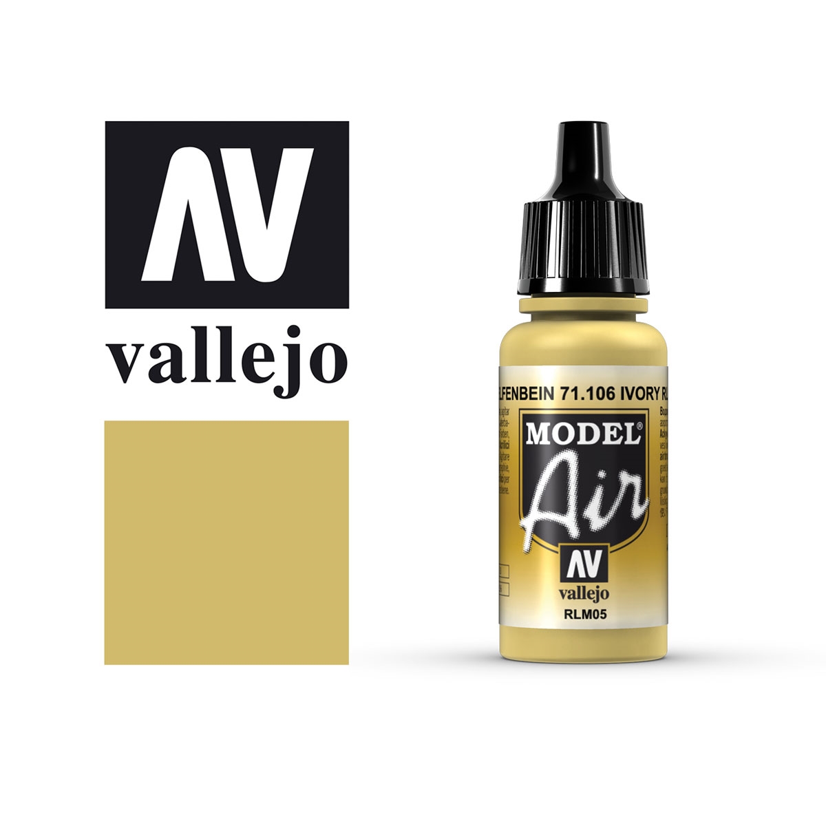 Acrylicos Vallejo Elfenbein RLM 05 (Airbrush)
