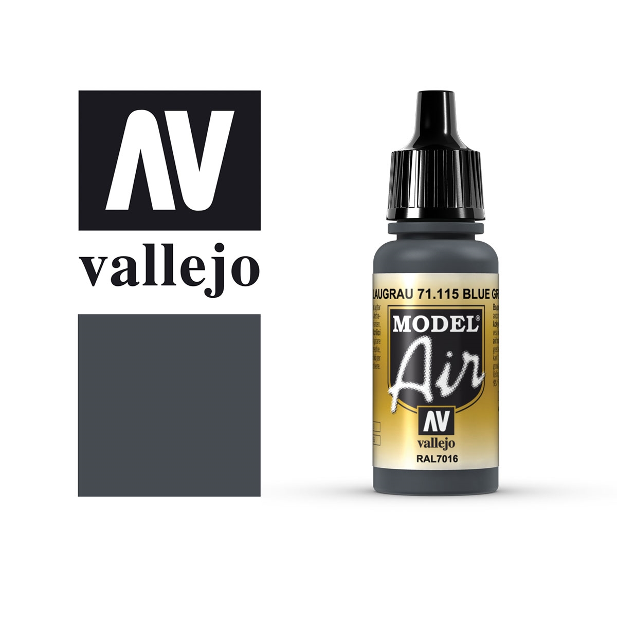 Acrylicos Vallejo Blaugrau RAL7016 (Airbrush)