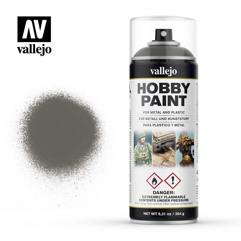 Acrylicos Vallejo Farbspray: Feldgrau - Hobby Paint Spray (auch als Grundierungsspray)