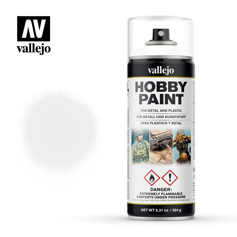 Acrylicos Vallejo Farbspray: Weiß - Hobby Paint Spray (auch als Grundierungsspray)