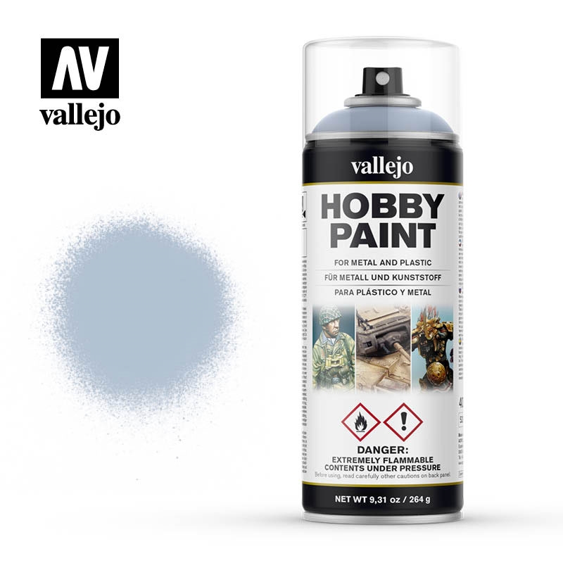 Acrylicos Vallejo Farbspray: Wolfgrau - Hobby Paint Spray (blaugrau) (auch als Grundierungsspray)