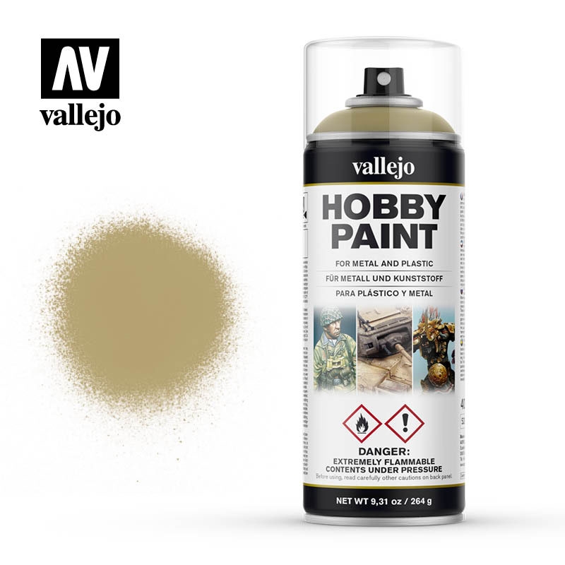 Acrylicos Vallejo Farbspray: Totes Fleisch - Hobby Paint Spray (beigeton) (auch als Grundierungsspray)