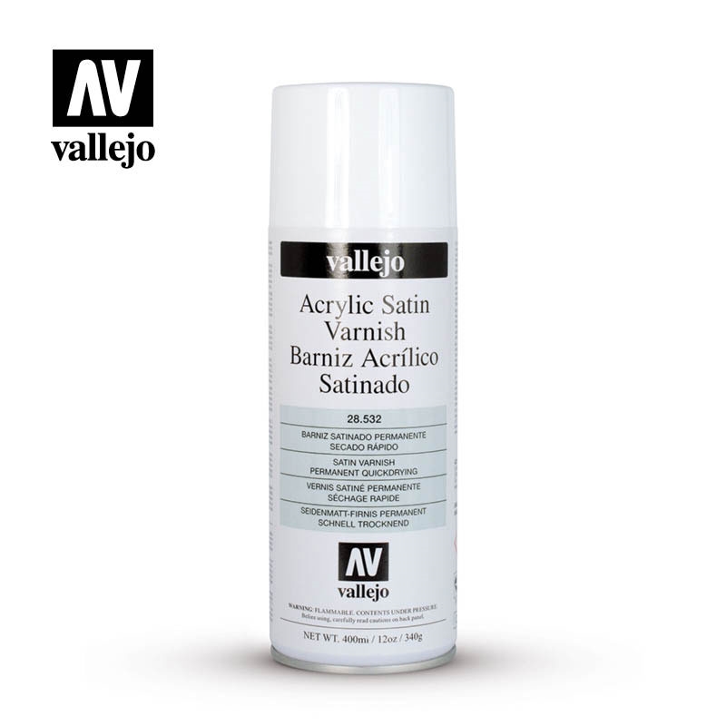 Acrylicos Vallejo Spraydose: Firnis Seidenmatt - Hobby Paint Spray