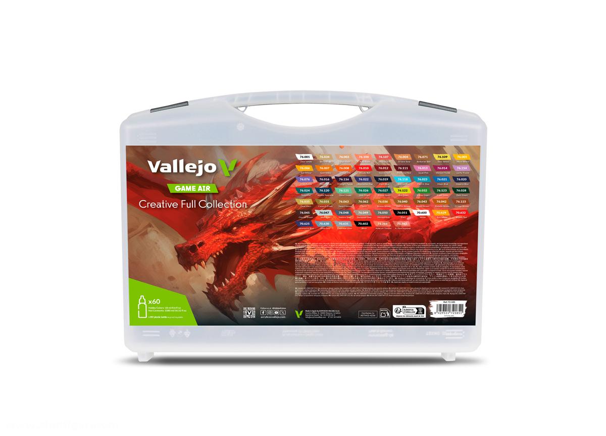 Acrylicos Vallejo Game Air Case - Creative Full Collection