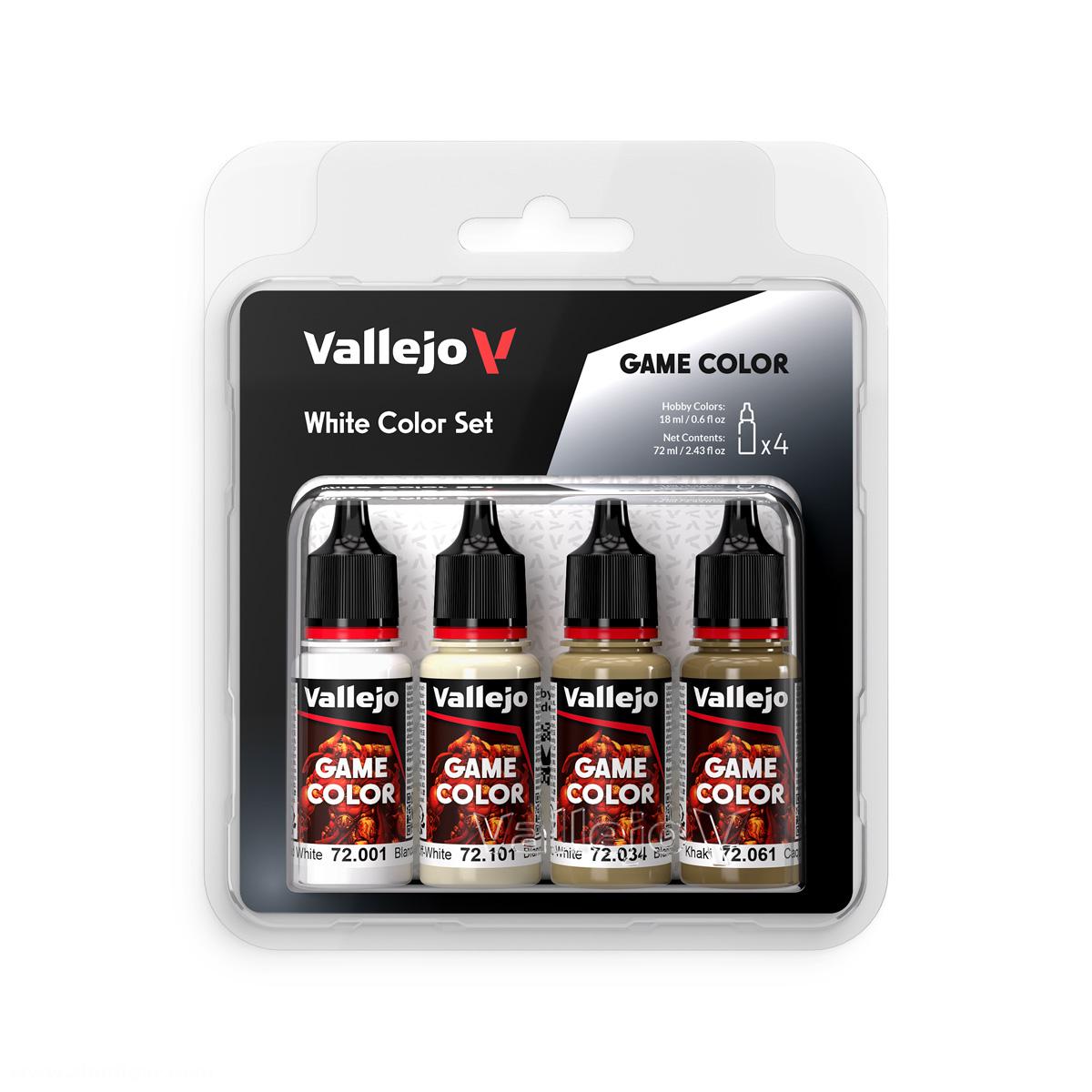 Acrylicos Vallejo Game Color: White Color Set