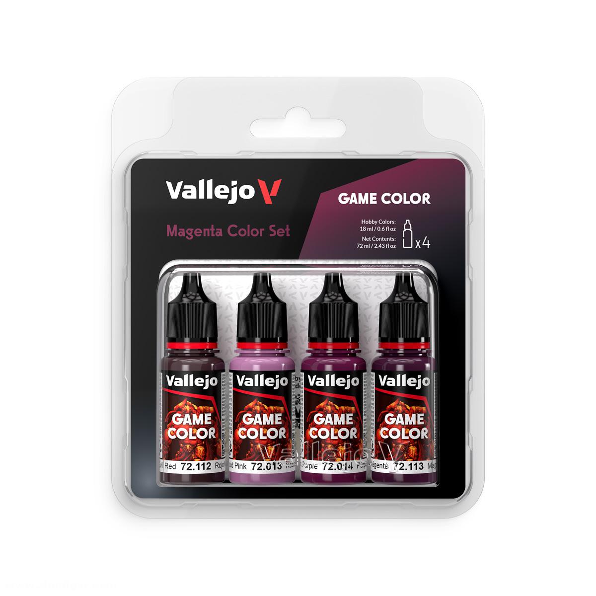 Acrylicos Vallejo Game Color: Magenta Color Set