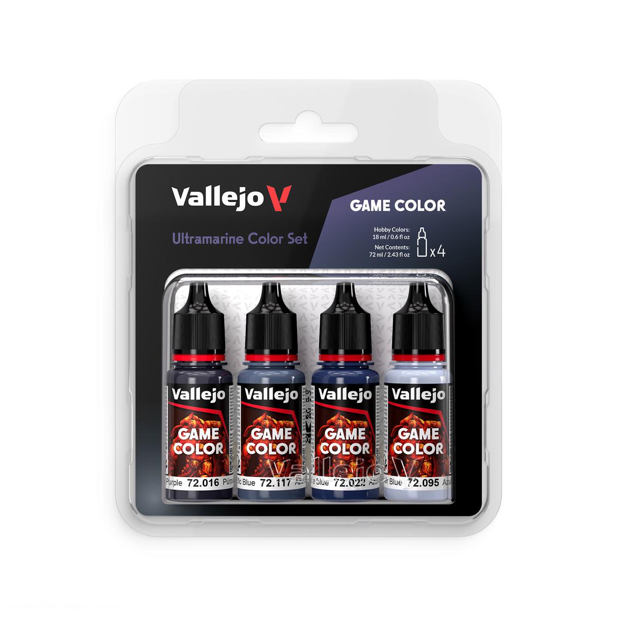 Acrylicos Vallejo Game Color: Ultramarine Color Set