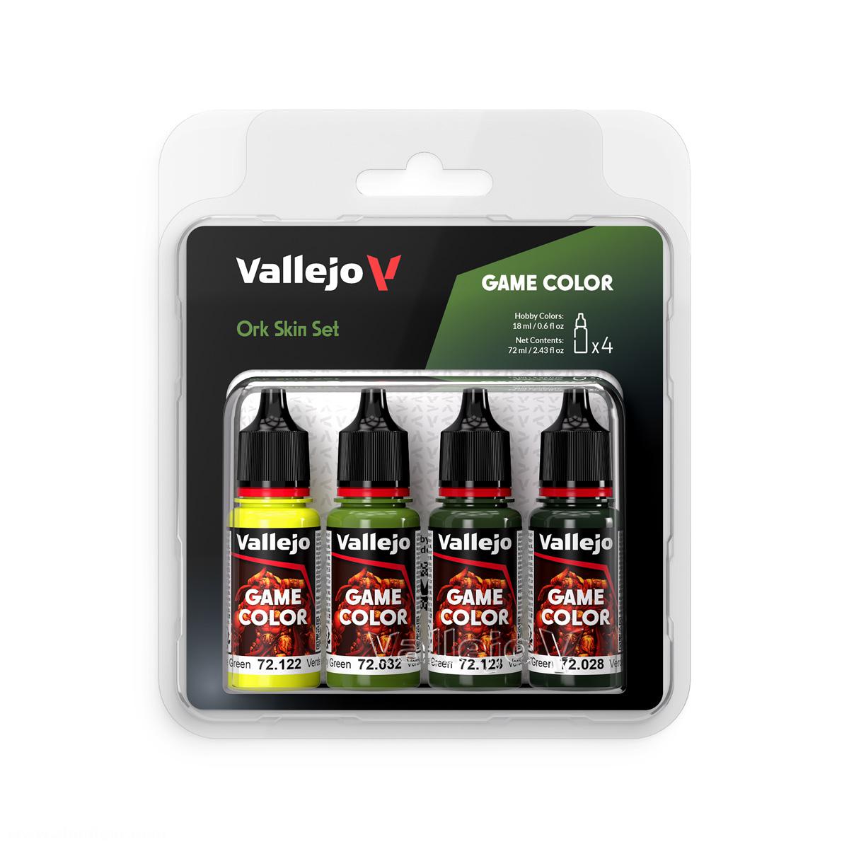 Acrylicos Vallejo Game Color: Ork Skin Set
