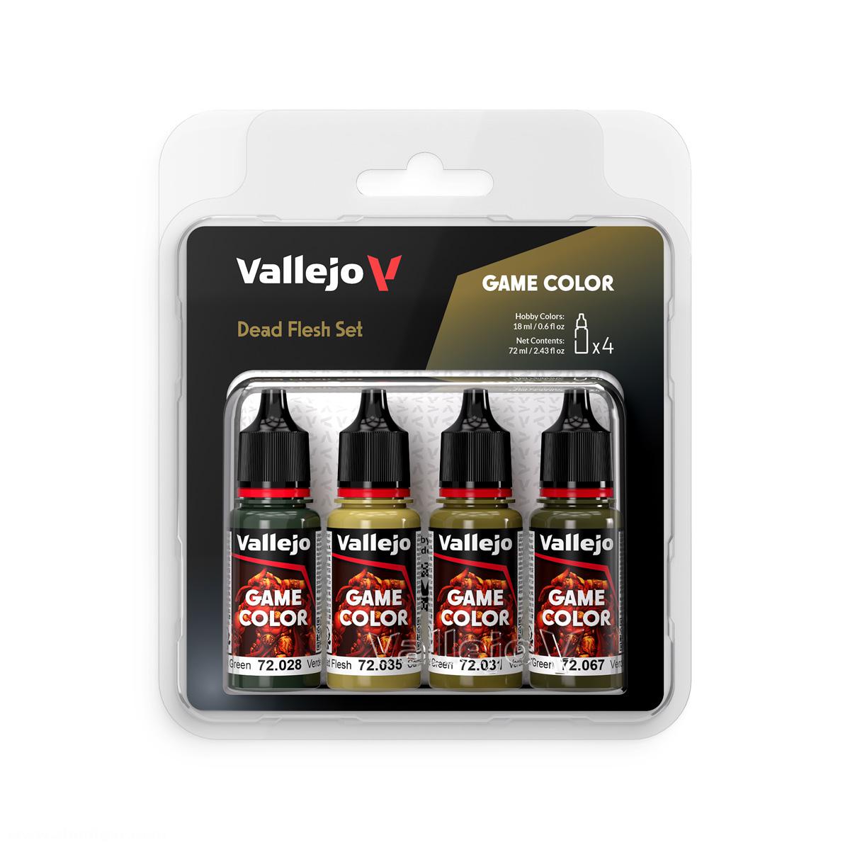 Acrylicos Vallejo Game Color: Dead Flesh Set