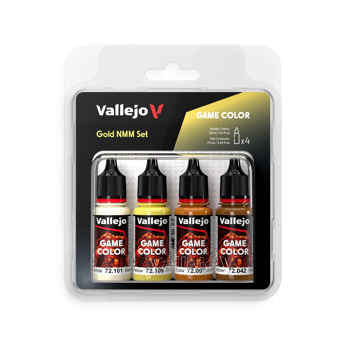Acrylicos Vallejo Game Color: Gold NMM Set